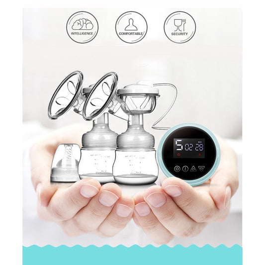 READY STOCK!!!Rechargeable Breast Pump Double Electric Breast Pump Pam Susu USB Led Screen Breast Pump Electric 电动吸奶器