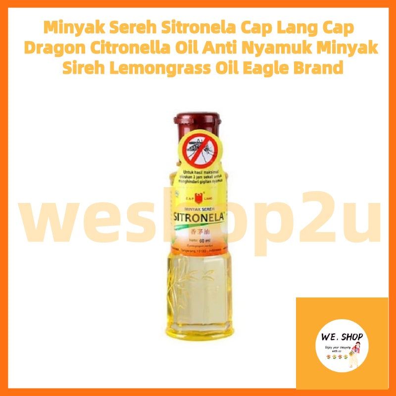 Ready Stock!!!! Minyak Sereh Sitronela Cap Lang Cap Anti Nyamuk Minyak Sireh Lemongrass Oil Eagle Brand