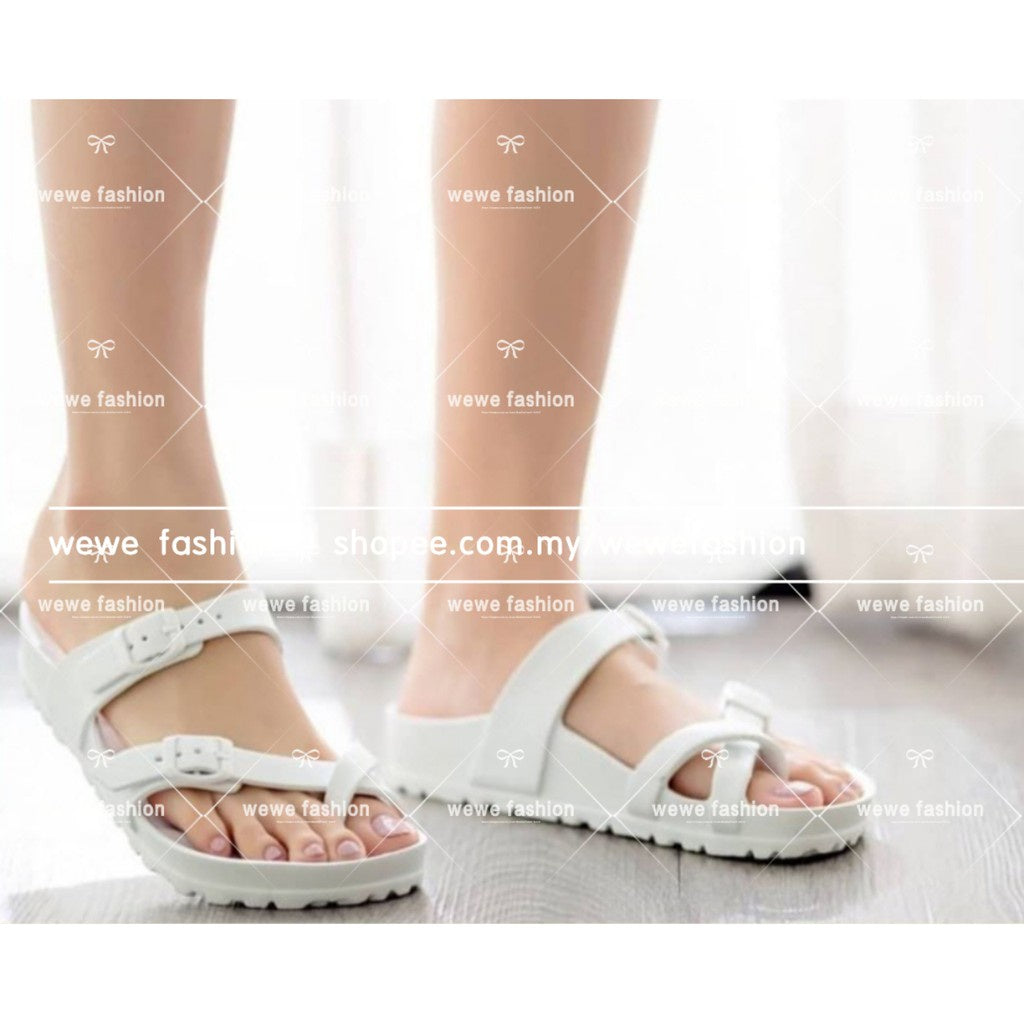 READY STOCKS!!!RED APPLE THAI X-STRIP BG2572 SHOES 泰国防水防滑斜夹脚拖鞋 Original Thailand