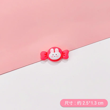 READY STOCK!!!Hole shoes decorative buckle accessories shoes flower buckle cute cartoon pattern garden shoe accessories