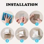 READY STOCK!!! Home Bathroom Rack | Shampoo Shower Gel Bottle Holder | Hand Soap Wall Hook | Hanging Mounted  家用浴室置物架