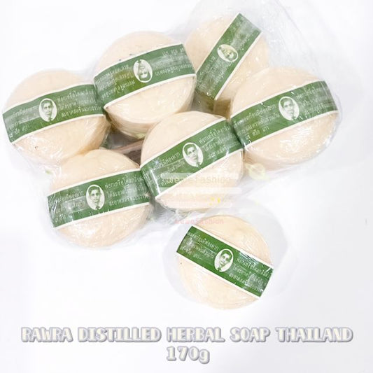 READY STOCK!!! Rawra Herbal Distilled Soap 泰国阿公肥皂 170G Original THAILAND