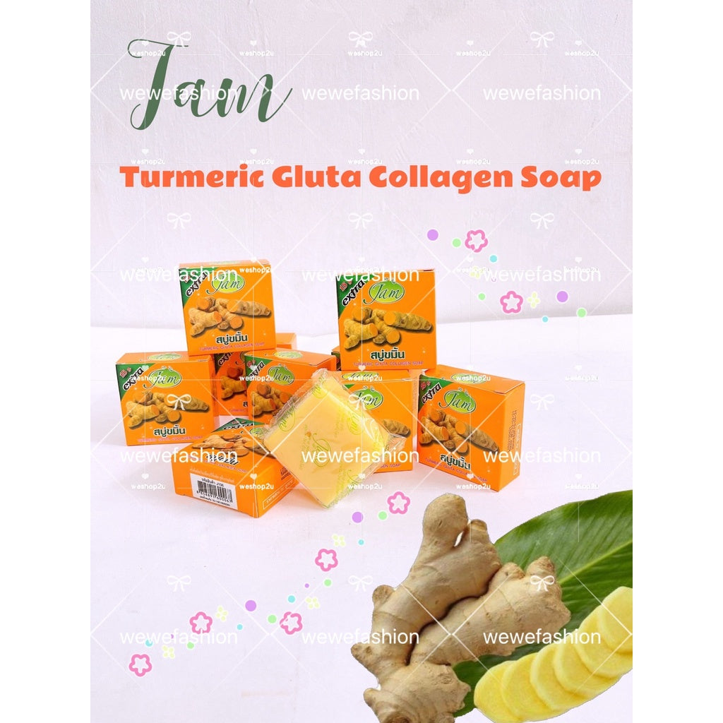 READY STOCK!!!JAM SABUN KUNYIT TURMERIC/SHEEP MILK/COCONUT/EXTRA RICE MILK GLUTA COLLAGEN SOAP 15GRAM ORIGINAL THAILAND
