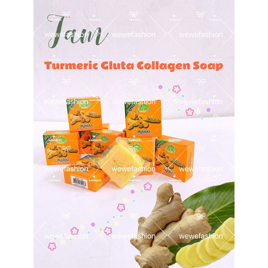 READY STOCK!!!JAM SABUN KUNYIT TURMERIC/SHEEP MILK/COCONUT/EXTRA RICE MILK GLUTA COLLAGEN SOAP 15GRAM ORIGINAL THAILAND