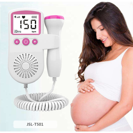 READY STOCK‼️ Baby Fetal Doppler Heart Rate Monitor Ultrasound Detector LCD Display Alat Denyut Jantung Bayi