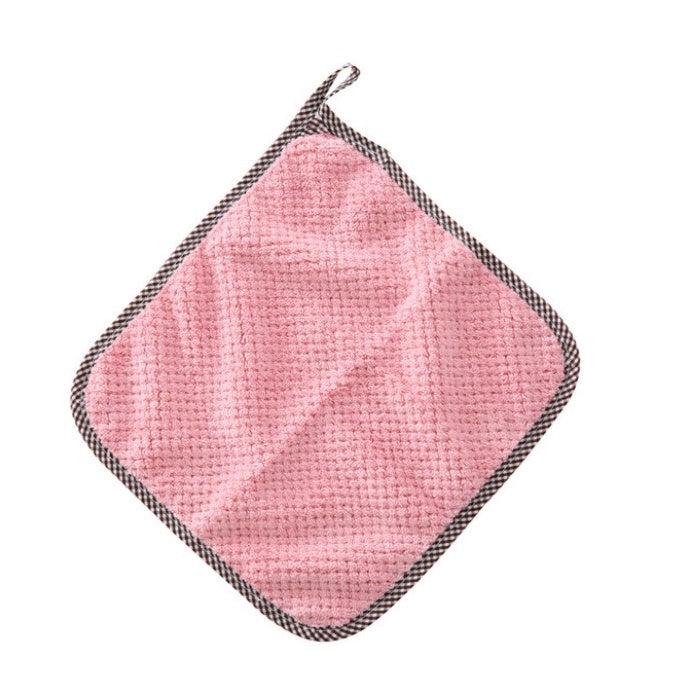 READY STOCK!!!Kitchen Towels Dishcloths Non-stick Oil Cleaning Household Glass Window Table Cleaning Towel Kain Cuci