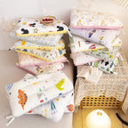 Ready Stock Washable Baby Pillow Children's Cotton  Pea Fleece Quick Dry Soothing Sleep Aid Pillowchildren 纯棉儿童枕头