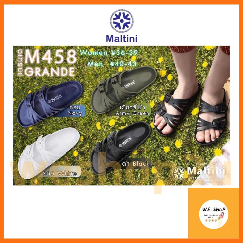 READY STOCK!!!Maltini M458 Sandal Lelaki Perempuan Unisex Sandals Original THAILAND 泰国防水拖鞋