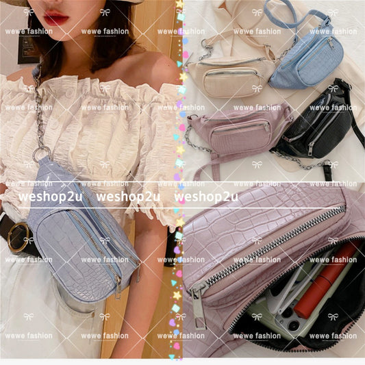 READY STOCK!!!Korean Hot Waist Bag Chest Beg Handbags Sling Bag Shoulder Bag Slingbags Wanita Top Ins Fashion小挎包胸包