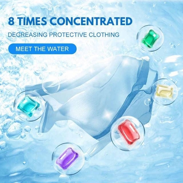 READY STOCK!!!Laundry Gel Beads Magic Washing Cleaner Lasting Liquid Condensate Bead  Lasting Fragrance Perfume【1pc】