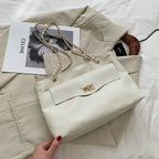 READY STOCK!!!BSB1101 PU Sling Bag New Fashion Casual Lady Handbag Beg Solid Color Shoulder Casual Bucket Bags大容量斜挎包