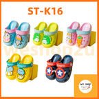 READY STOCK!!!Baby's Cartoon ST-K16 Crocs Shoes  Kids Boy Girl Pony Dino Sandals Casual Slippers Kasut Clog Kartun