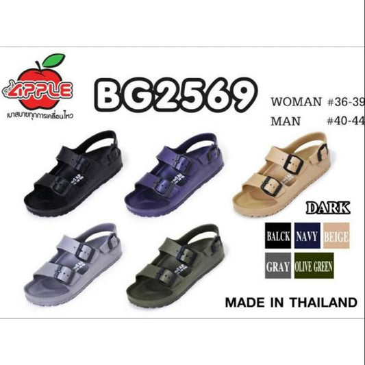 READY STOCK!!!Red Apple Double Backstrap Sandals Shoes BG2569 Original THAILAND 泰国防水防滑凉鞋