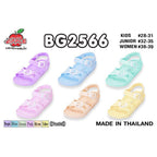 READY STOCK!!!Thailand Red Apple Back Strap Sandal Shoes BG2566 Pastel #36-39