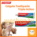 READY STOCK!!!Colgate Toothpaste Triple Action Original Mint 123 Pencegah Gigi Belubang Maksimum Toothpaste 200g