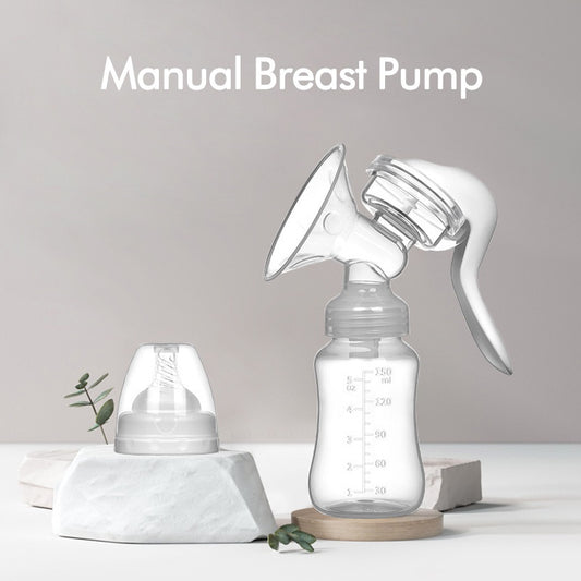 READY STOCK!! Breast Pump Manual Milk Pam Susu Baby Breastpump  Nipple Puting Teat 150ml Feeding Bottles BPA Free 手动吸奶器