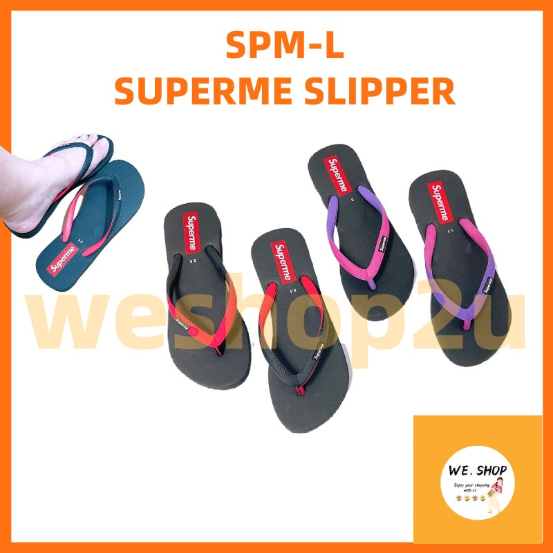READY STOCK!!!Superme Adult Women Slipper Kasut Wanita SPM-L 夹脚拖鞋