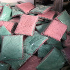 READY STOCK!!!Kitchen cleaning dishwashing dishcloth Double-sided Colour Rag fleece thickened absorbent rag dishtowl吸水抹布