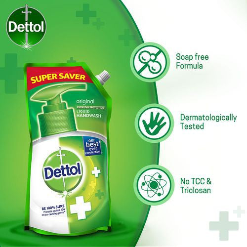 READY STOCK!!!【750ml】Dettol Original Hand Wash Liquid Refill Pack #Dettol #HandWash #750ml #Original #洗手液