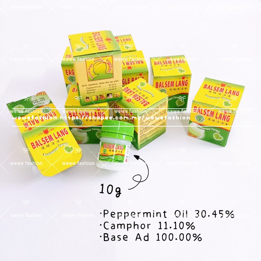 READY STOCK!!!Cap Lang Eagle Balm Balsem Lang 10g/40g 鹰标清凉膏