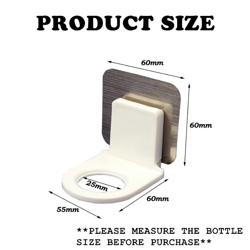 READY STOCK!!! Home Bathroom Rack | Shampoo Shower Gel Bottle Holder | Hand Soap Wall Hook | Hanging Mounted  家用浴室置物架