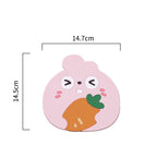 READY STOCK!!!Silicone Heat Insulation Pad Cartoon Cup Mat Anti-scalding Anti-skid Coaster Milk Coffee Cup Mats隔热垫
