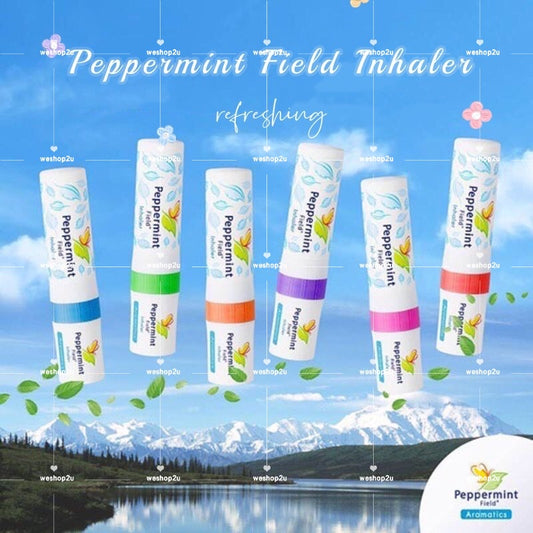 READY STOCK!!!Nasal Inhaler Peppermint Field Spa Aroma Aromatic 薄荷香筒鼻通