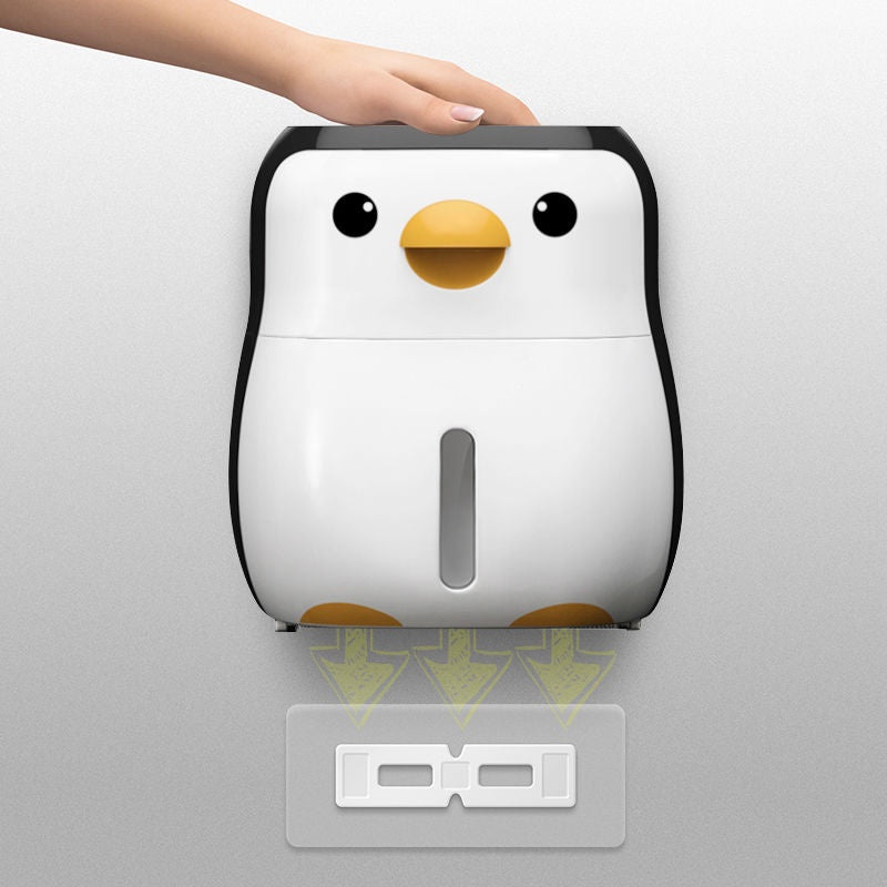 READY STOCK!!!Cutie Tissue Holder Wall-Mounted Waterproof Covered Toilet Tissue  Box Bathroom Accessories