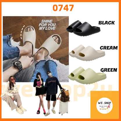 READY STOCK!!!Yeezy Slide Sandal Unisex Kasut Selipar Lelaki Perempuan Wanita Couple 0747 Coconut 男女凉鞋拖鞋