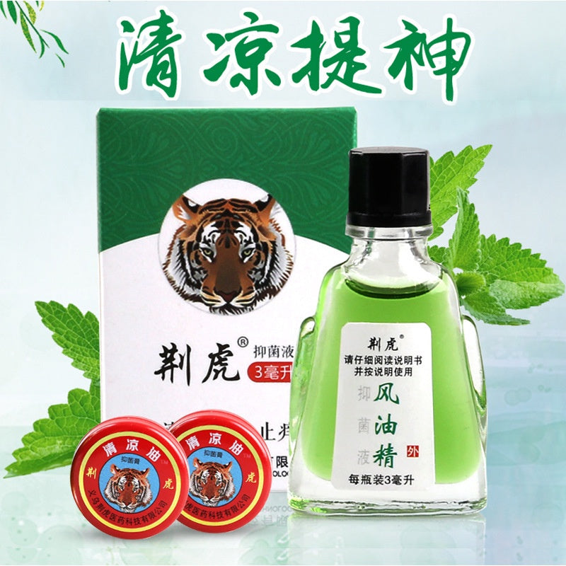 ️Ready Stock️!!!Jinghu balltip  type wind oil essence essential balm 3g/10g/3ml/6ml/12ml/15ml 荆虎滚珠型风油精