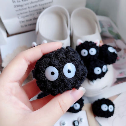 READY STOCK!!!Hole shoes decorative buckle accessories shoes flower buckle cute cartoon pattern mini shoe accessories