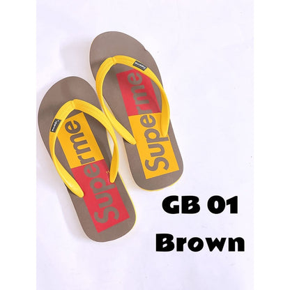 READY STOCK!!!Superme Adult Sandal  GB 01夹脚拖鞋