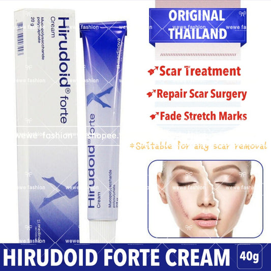 READY STOCK!!!Hirudoid Forte Cream Original Thailand 40g scar repair泰国强效祛疤膏
