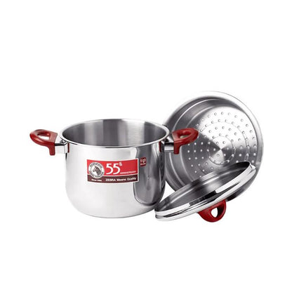 Zebra 22cm Sauce Pot With Steamer [55th Anniversary]