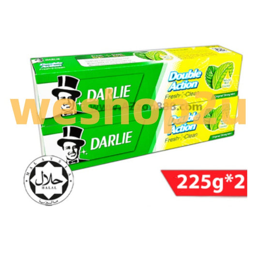 Darlie Toothpaste Value Pack 2in1 ( 225g X 2pcs ) 100% Original Genuine Darlie Product Ubat Gigi Darlie 黑人牙膏