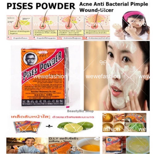 READY STOCK!!!Parachute Brand Pises Powder 3g/pc Original THAILAND