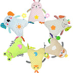 READY STOCK!!Baby Infant Soothing Toy Colour Animal Sleeping Stuff Doll Plushie Comforting Towel Patung Tidur Budak Bayi