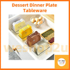READY STOCK!!! Table Garbage Spit Bone Dish Dry Fruit Dish Snack Dish Pan Plate Dessert Dinner Plate Tableware