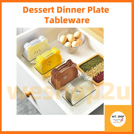 READY STOCK!!! Table Garbage Spit Bone Dish Dry Fruit Dish Snack Dish Pan Plate Dessert Dinner Plate Tableware