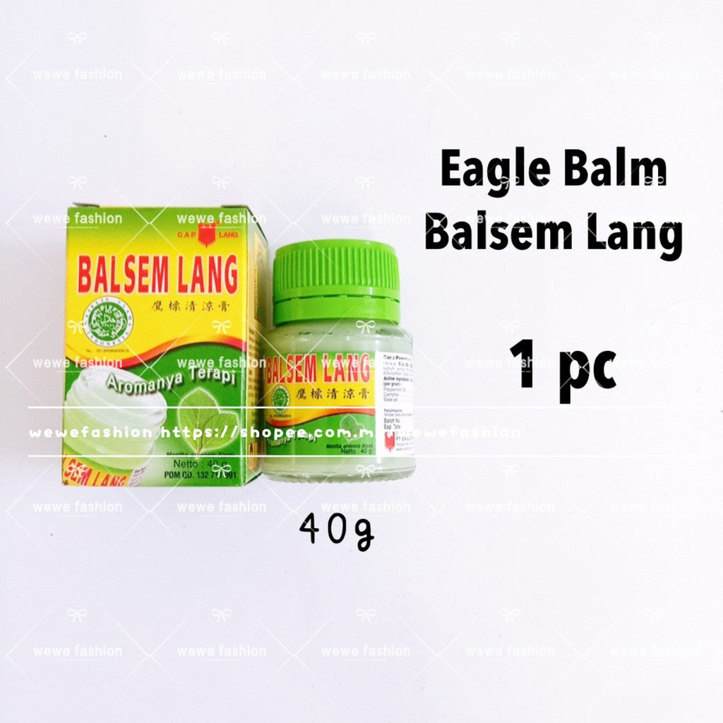 READY STOCK!!!Cap Lang Eagle Balm Balsem Lang 10g/40g 鹰标清凉膏