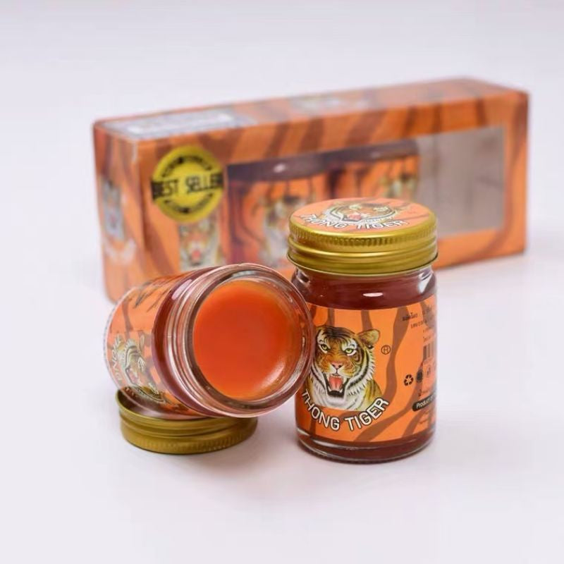 READY STOCK!!!Thong Tiger Balm Sakit Belakang/Muscle Original Thailand 50g 泰国正品THONG TIGE虎牌金老虎膏瓶关节疼痛寒腿活络