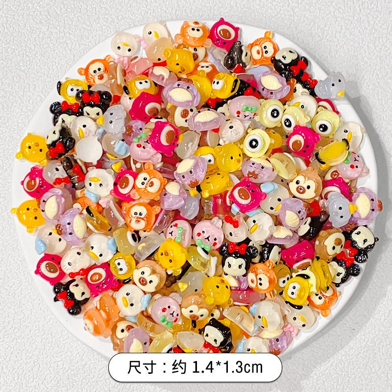 READY STOCK!!!Hole shoes decorative buckle accessories shoes flower buckle cute cartoon pattern garden shoe accessories