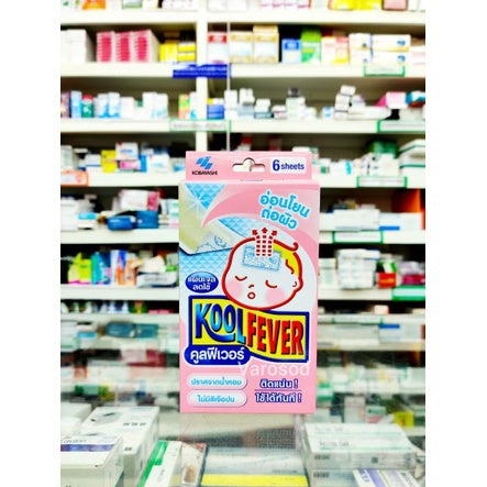 Kool fever 6 Sheets Of Anti-fever Gel Pads Coolfever Adult Koolfever Extra Cool