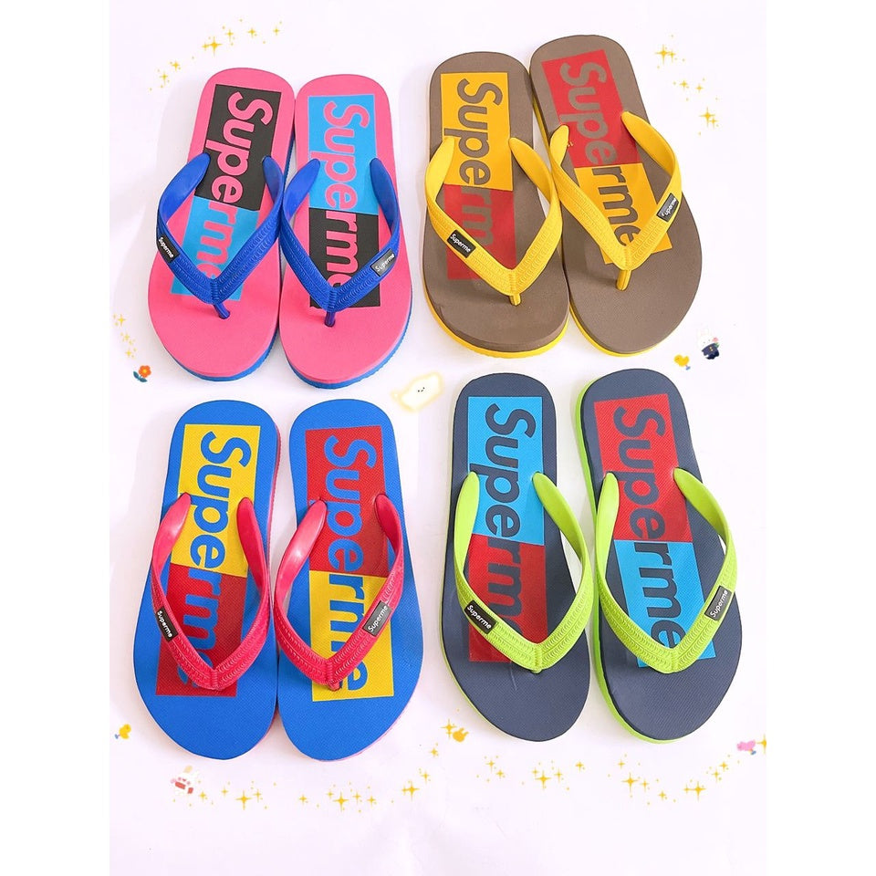 READY STOCK!!!Superme Adult Sandal  GB 01夹脚拖鞋