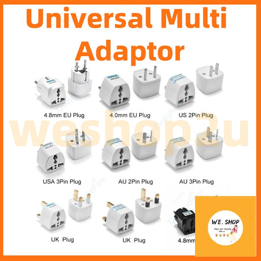 Universal Multi Adaptor/Travel Plug/Socket/Adapter/UK/Euro/US/Africa/Brazil/Germany/AU 2pin 3pin 国标港版英规二三脚万能电源转换插头器插座转接头