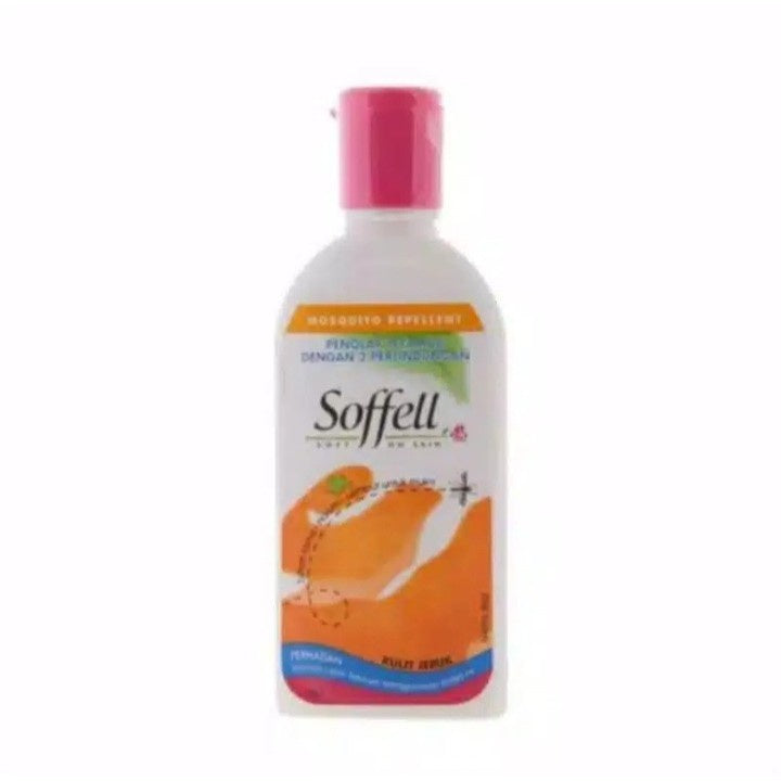 READY STOCK!!! Soffell Mosquito Repellent Lotion 60g | Anti-Mosquito  3 Scents Orange, Apple, Geranium Flower Soffell 驱蚊