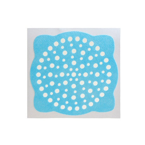 READY STOCK!!!Bathroom Floor Drain Sticker Cover Hair Filter Catcher  Remover Pelekat Penapis Sisa Makanan Rambut 地漏贴