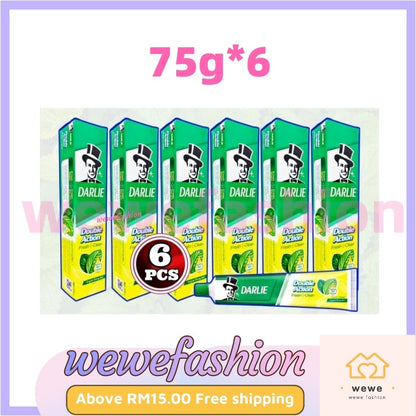 Darlie Toothpaste Value Pack 2in1 ( 225g X 2pcs ) 100% Original Genuine Darlie Product Ubat Gigi Darlie 黑人牙膏