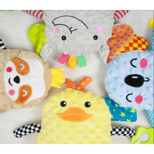 READY STOCK!!Baby Infant Soothing Toy Colour Animal Sleeping Stuff Doll Plushie Comforting Towel Patung Tidur Budak Bayi