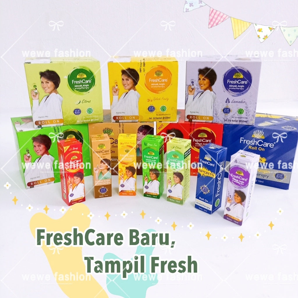 READY STOCK!!!ORIGINAL Minyak Angin Fresh Care Roll On AROMATHERAPY 10ML